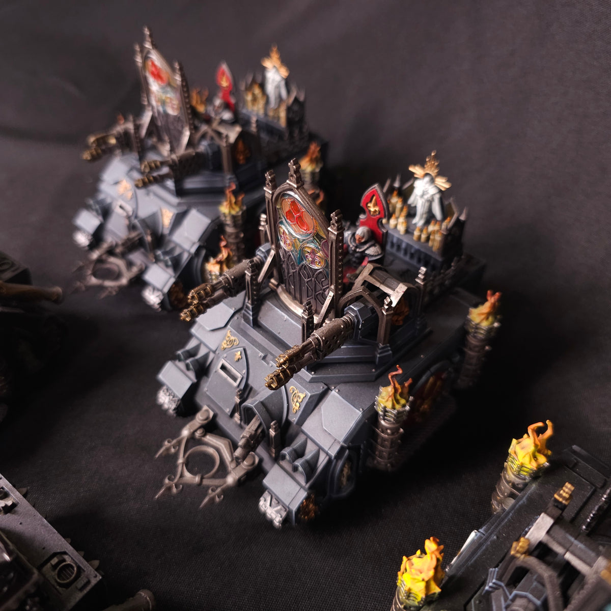 Warhammer 40,000 - Adepta Sororitas - 6 Painted Immolators