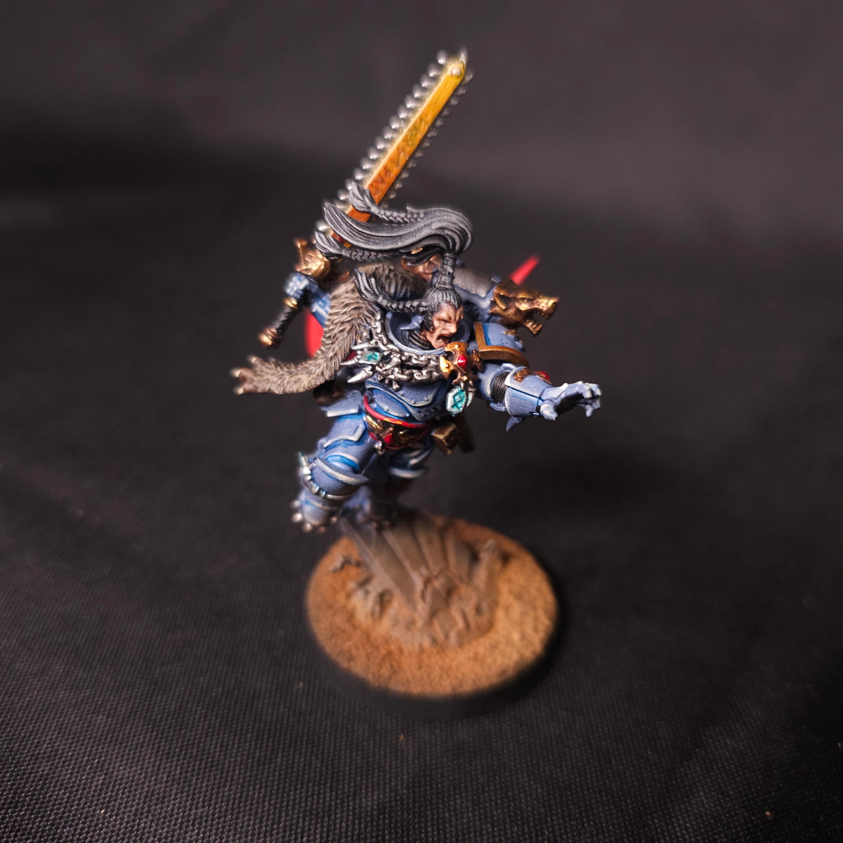 Warhammer 40,000 - Space Wolves - Ragnar Blackmane - Painted Character