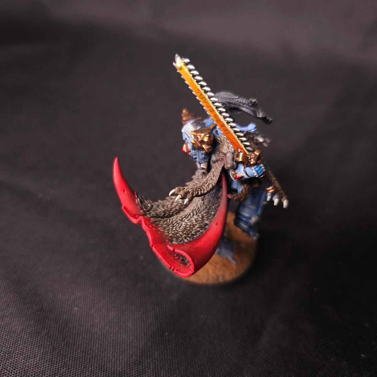Warhammer 40,000 - Space Wolves - Ragnar Blackmane - Painted Character