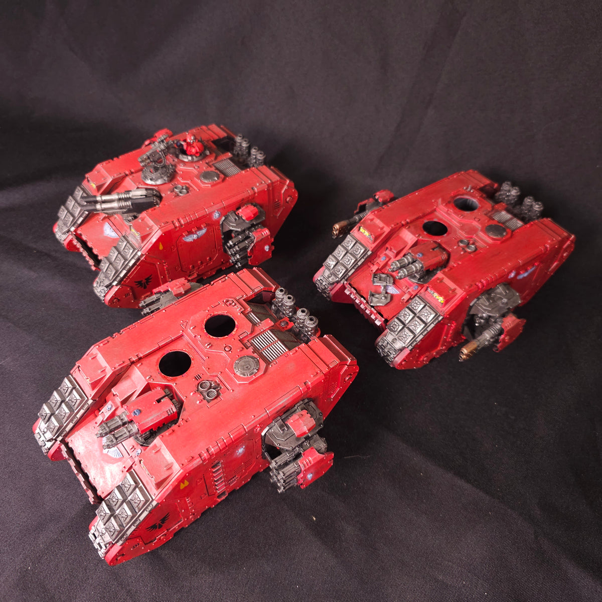 Warhammer 40,000 - Blood Angels - Painted Land Raider Tank Lot