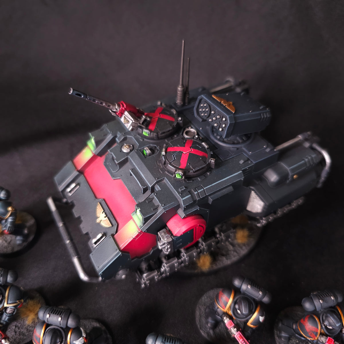 Warhammer 40,000 - Blood Angels Death Company - Painted Infantry & Dreadnought Army