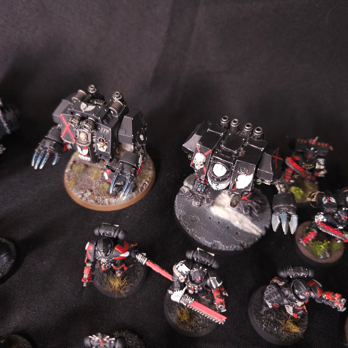 Warhammer 40,000 - Blood Angels Death Company - Painted Infantry & Dreadnought Army