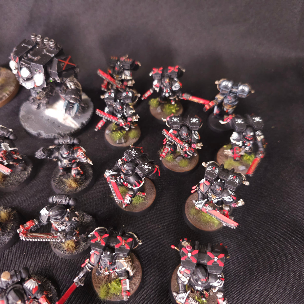 Warhammer 40,000 - Blood Angels Death Company - Painted Infantry & Dreadnought Army