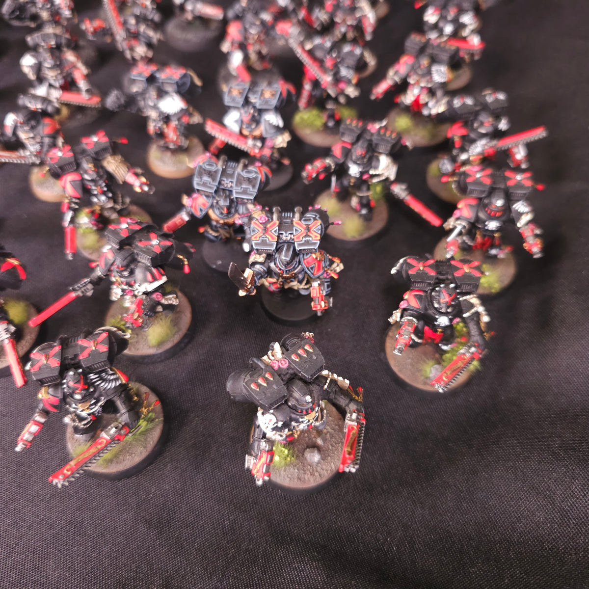 Warhammer 40,000 - Blood Angels Death Company - Painted Infantry & Dreadnought Army