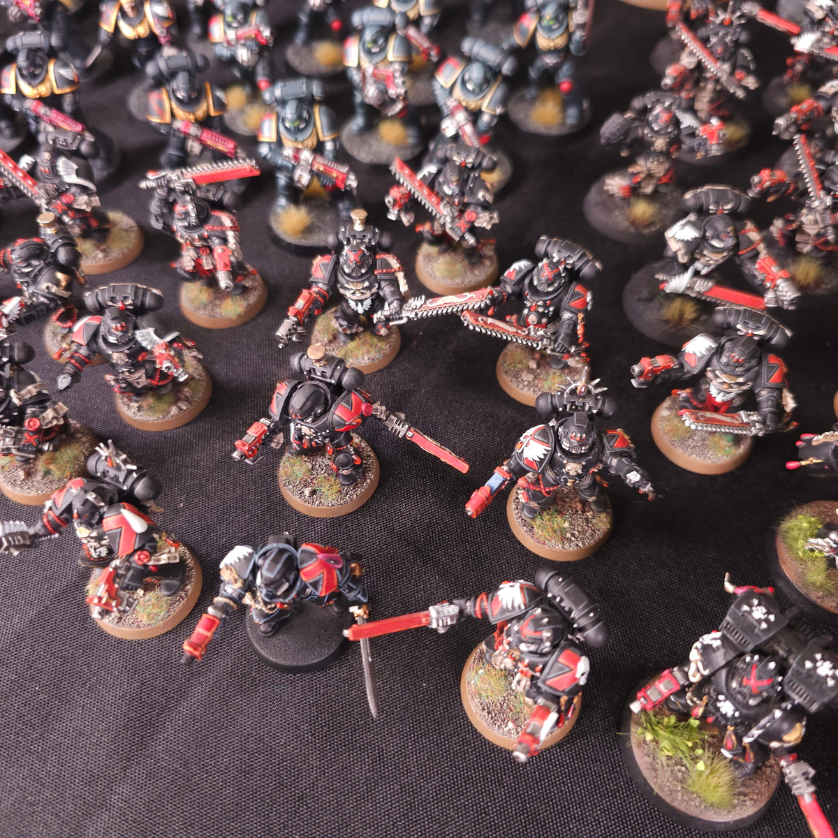 Warhammer 40,000 - Blood Angels Death Company - Painted Infantry & Dreadnought Army