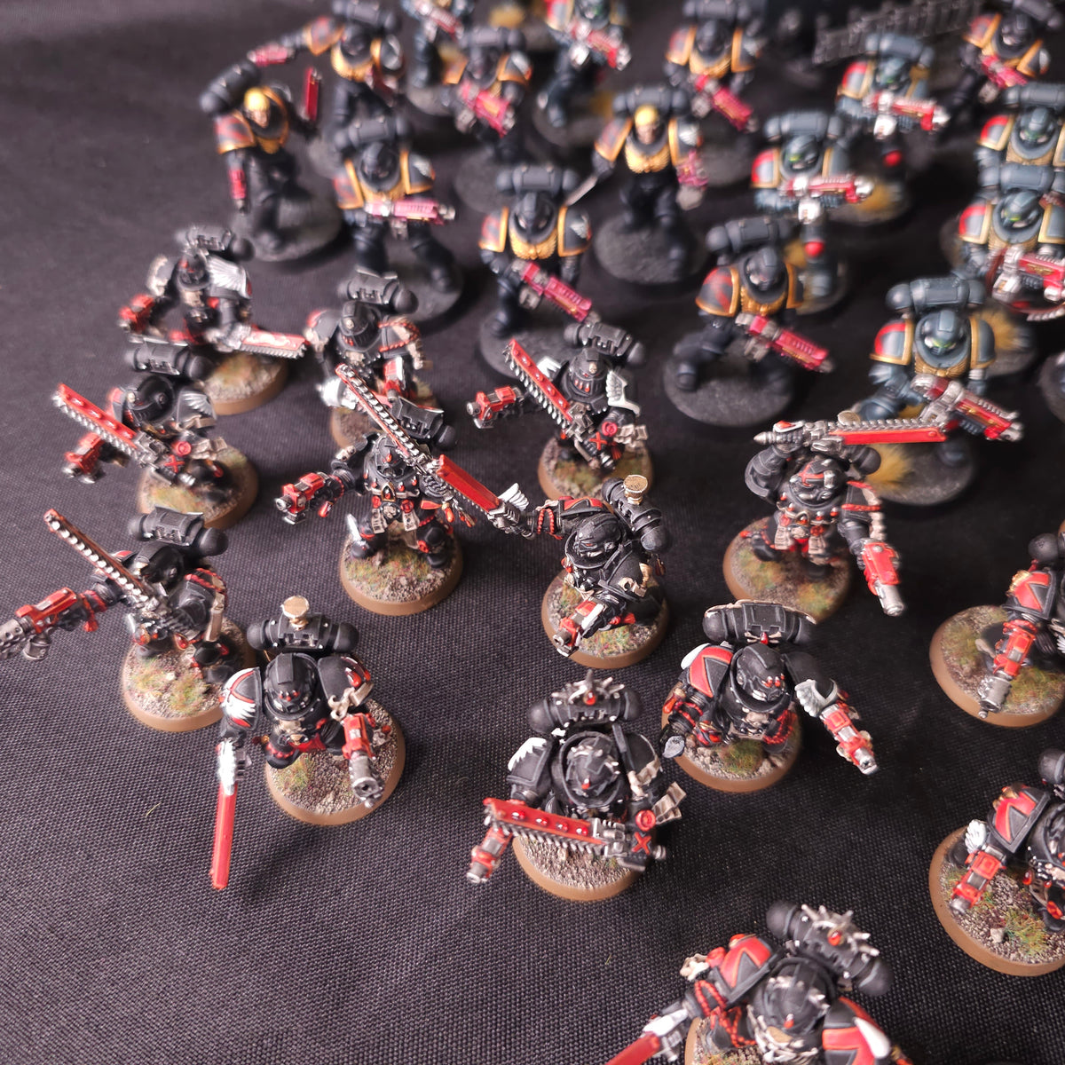 Warhammer 40,000 - Blood Angels Death Company - Painted Infantry & Dreadnought Army