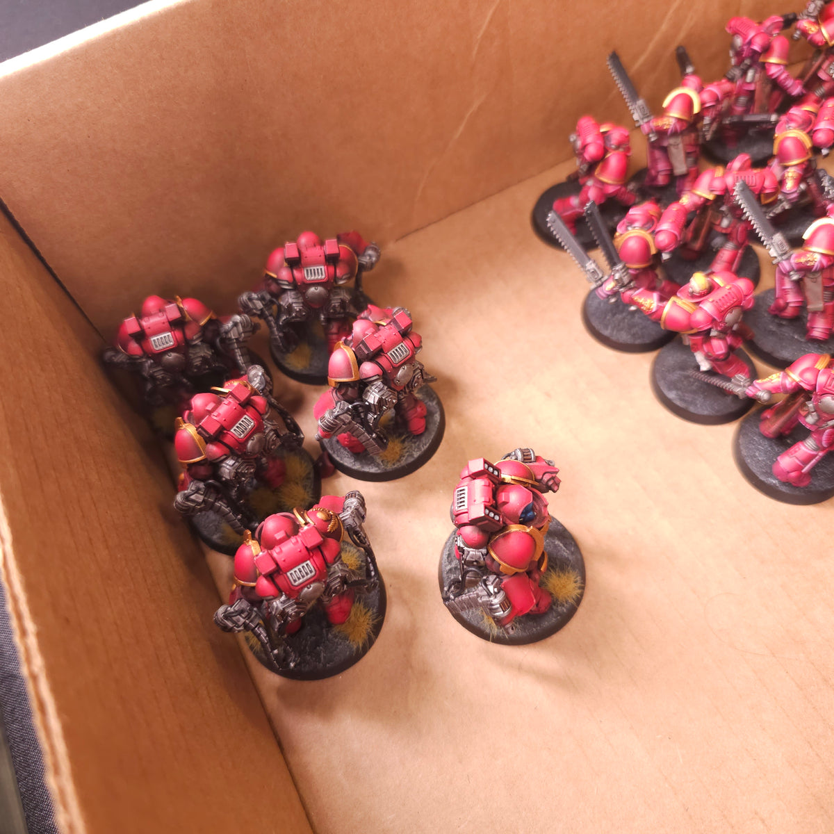 Warhammer 40,000 - Blood Angels - Painted Infantry & Centurion Force