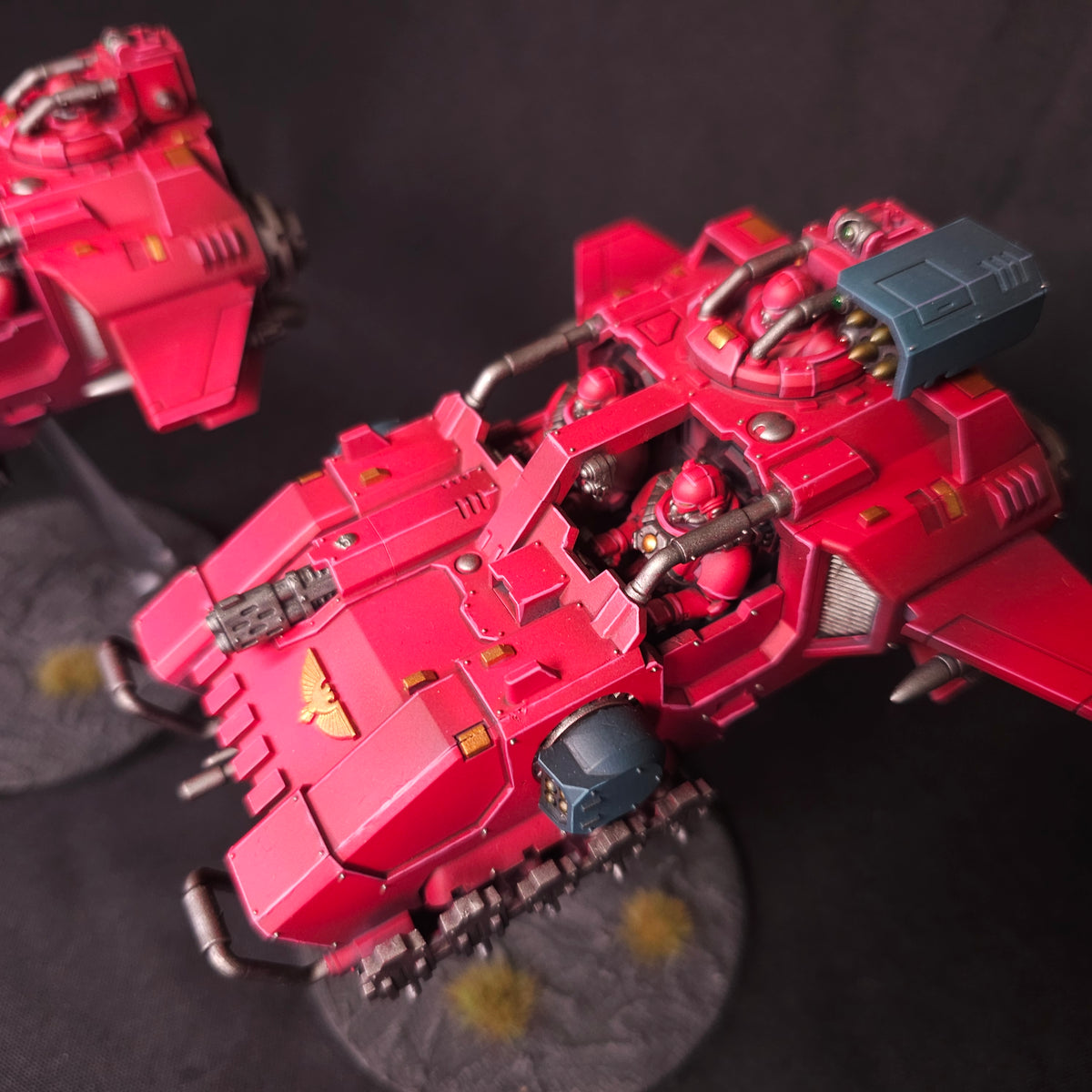 Warhammer 40,000 - Blood Angels - Painted Storm Speeder Hailstrikes