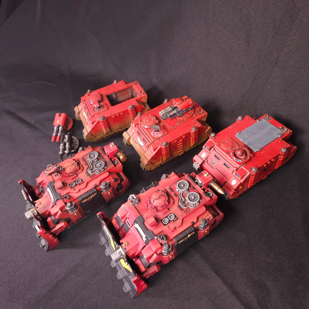 Warhammer 40,000 - Blood Angels - Painted Space Marine Vehicle Lot