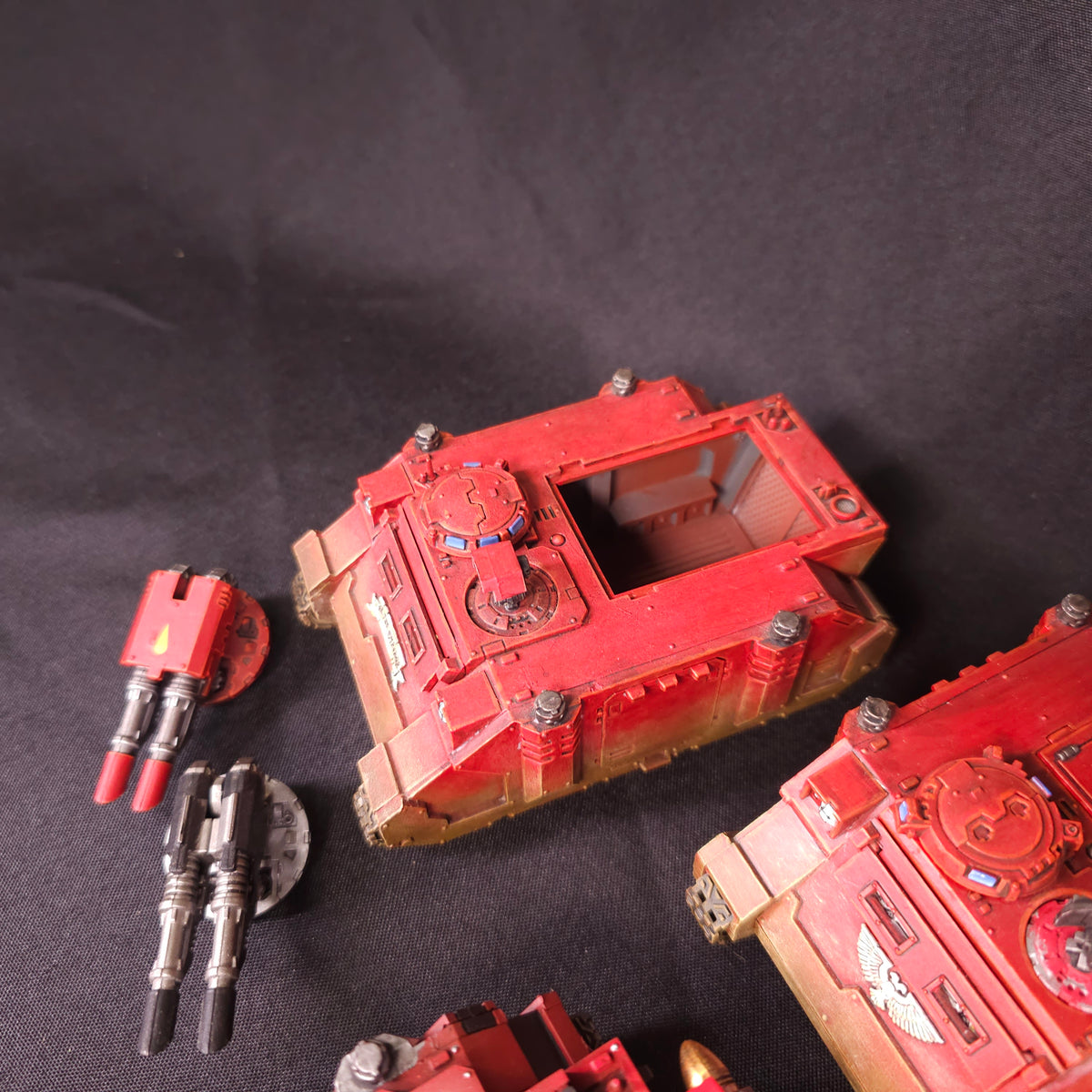 Warhammer 40,000 - Blood Angels - Painted Space Marine Vehicle Lot