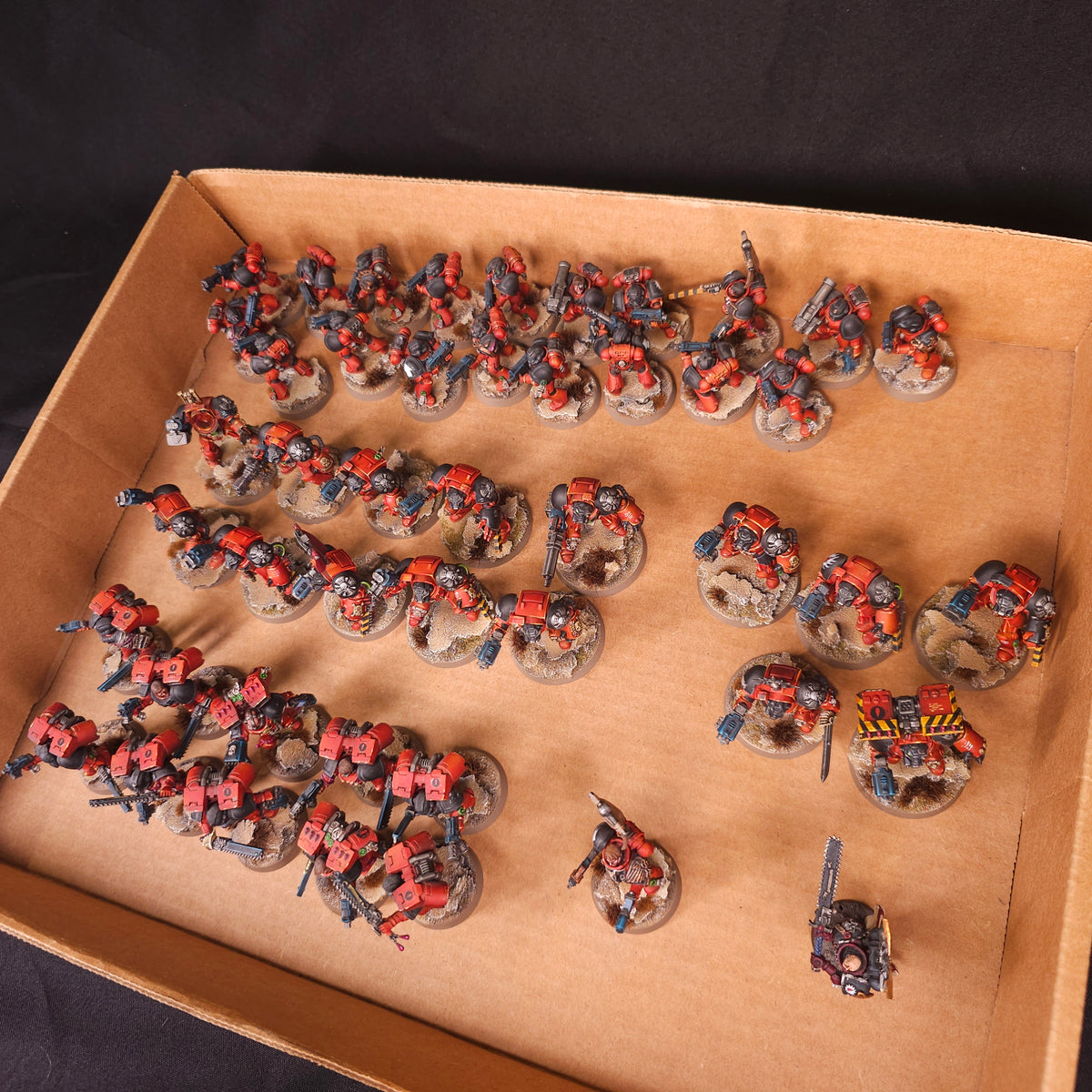 Warhammer 40,000 - Flesh Tearers - Painted Gabriel Seth Infantry Army