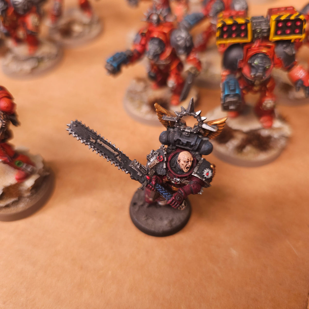 Warhammer 40,000 - Flesh Tearers - Painted Gabriel Seth Infantry Army