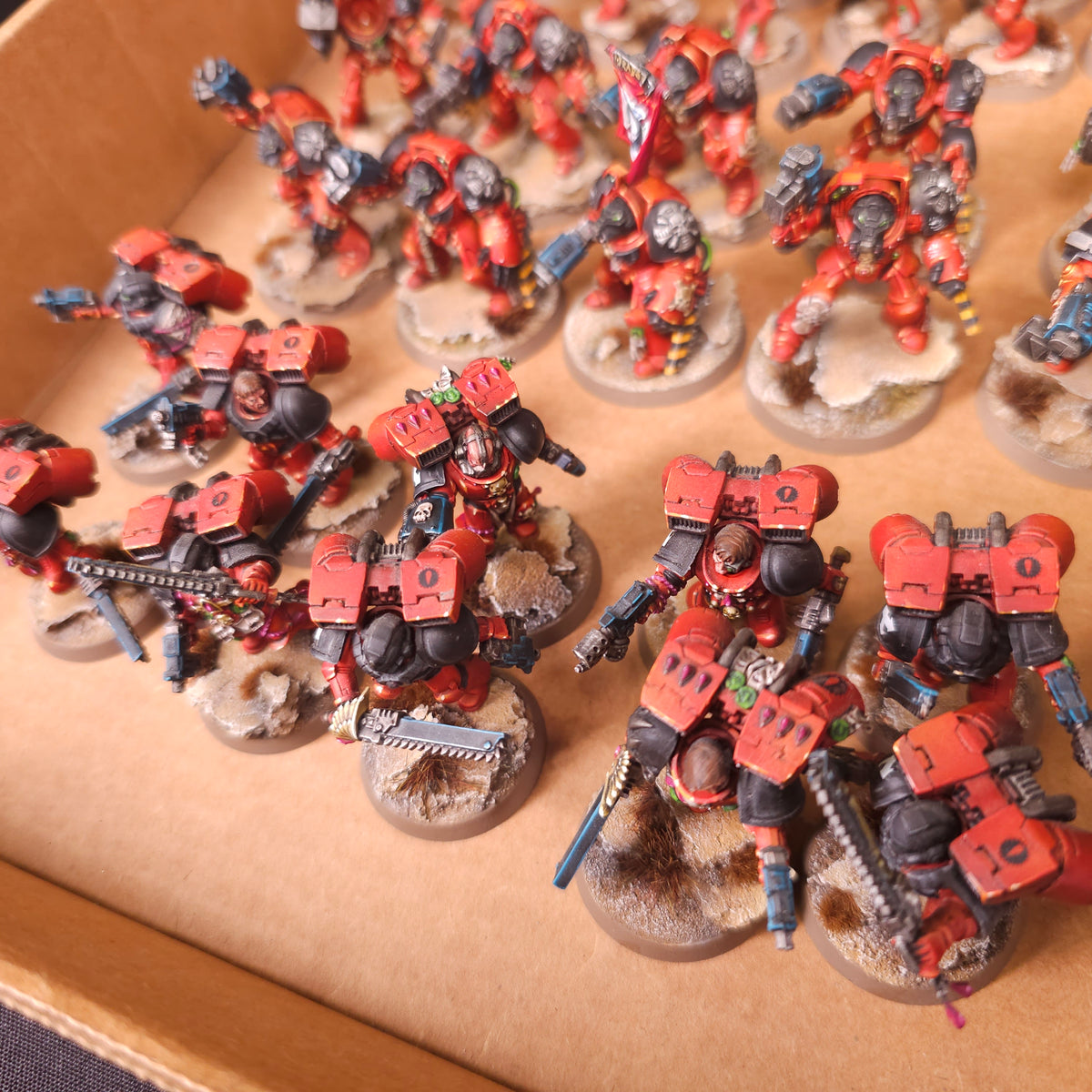 Warhammer 40,000 - Flesh Tearers - Painted Gabriel Seth Infantry Army