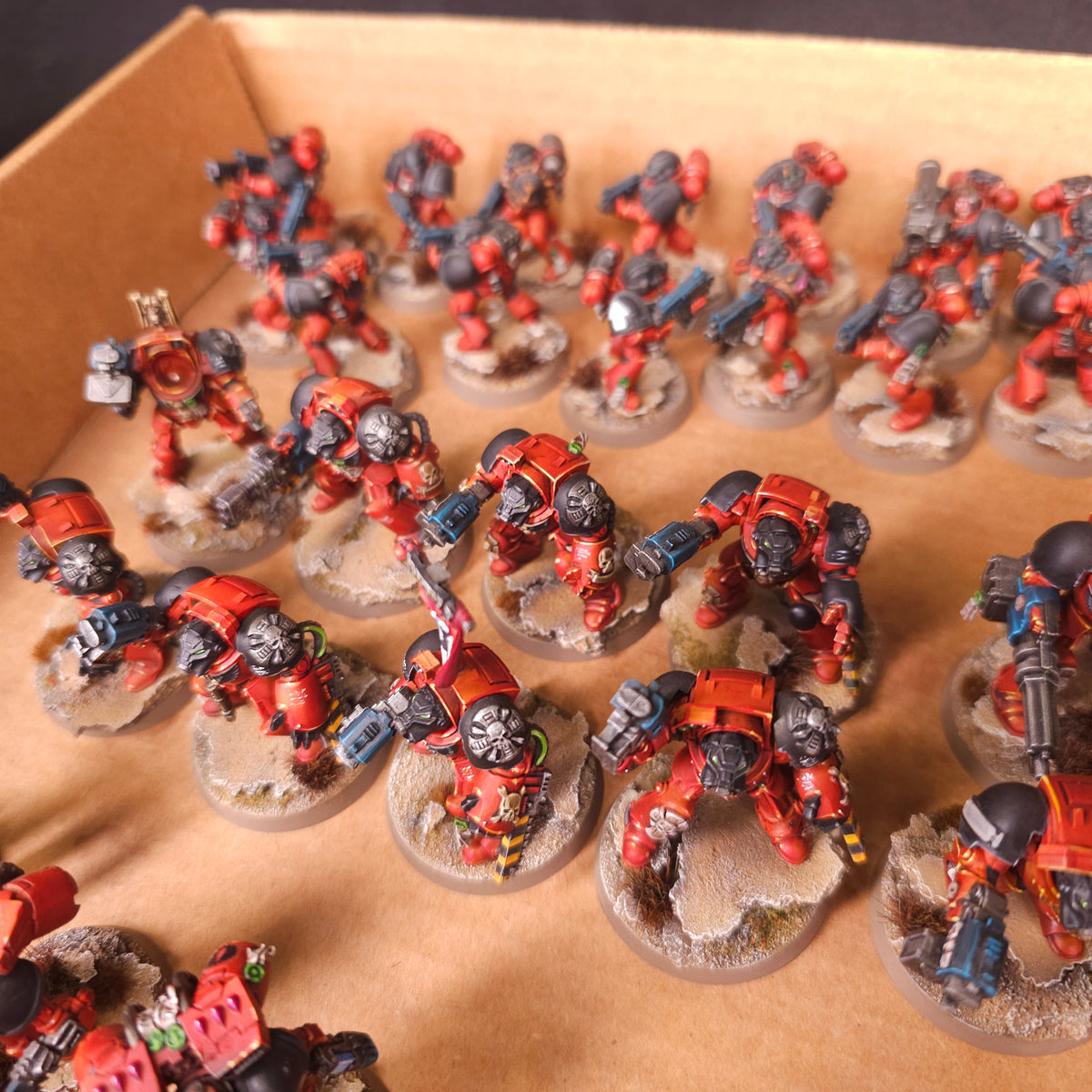 Warhammer 40,000 - Flesh Tearers - Painted Gabriel Seth Infantry Army
