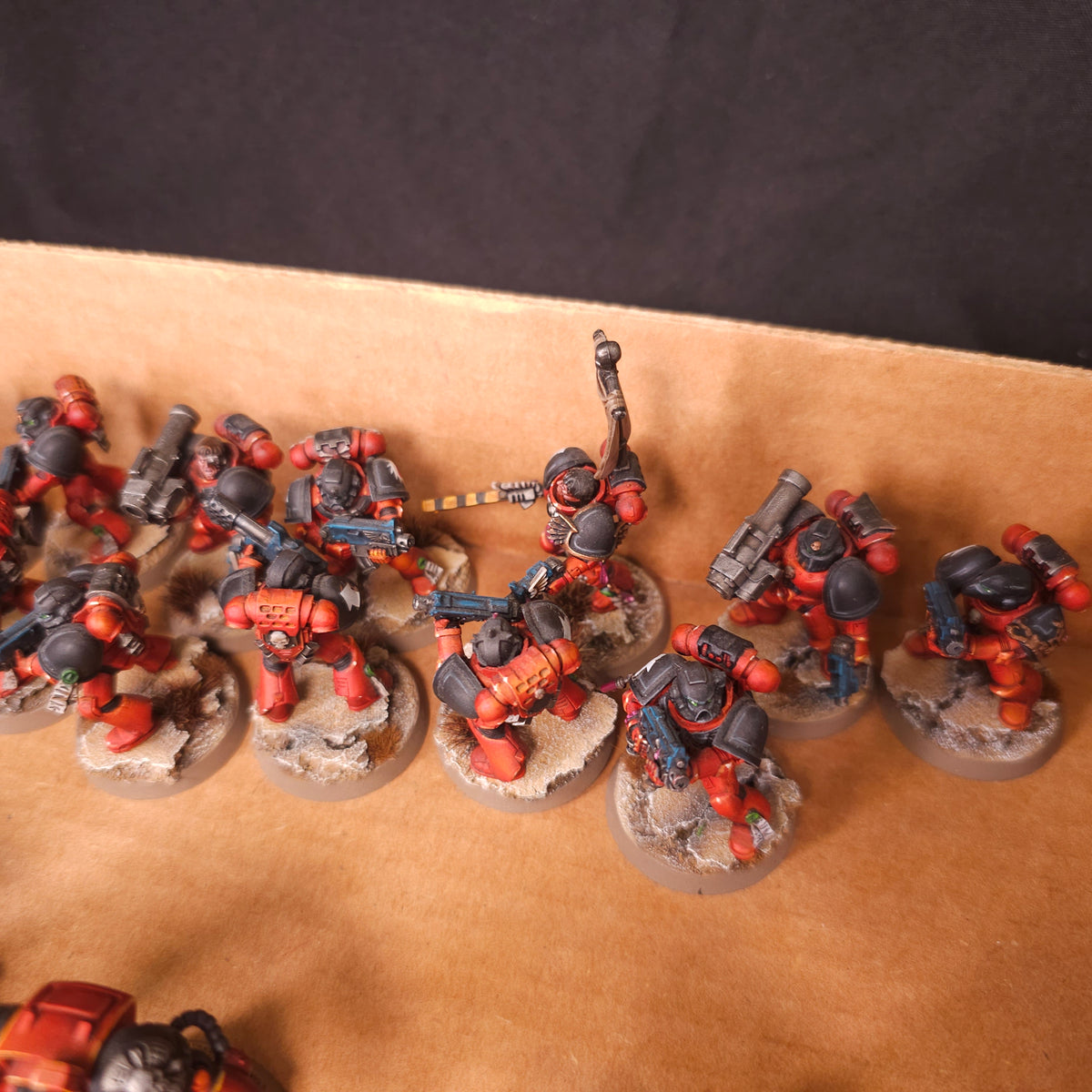Warhammer 40,000 - Flesh Tearers - Painted Gabriel Seth Infantry Army