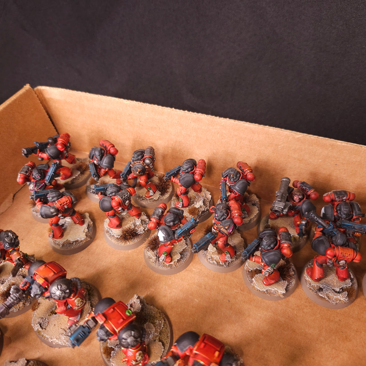 Warhammer 40,000 - Flesh Tearers - Painted Gabriel Seth Infantry Army