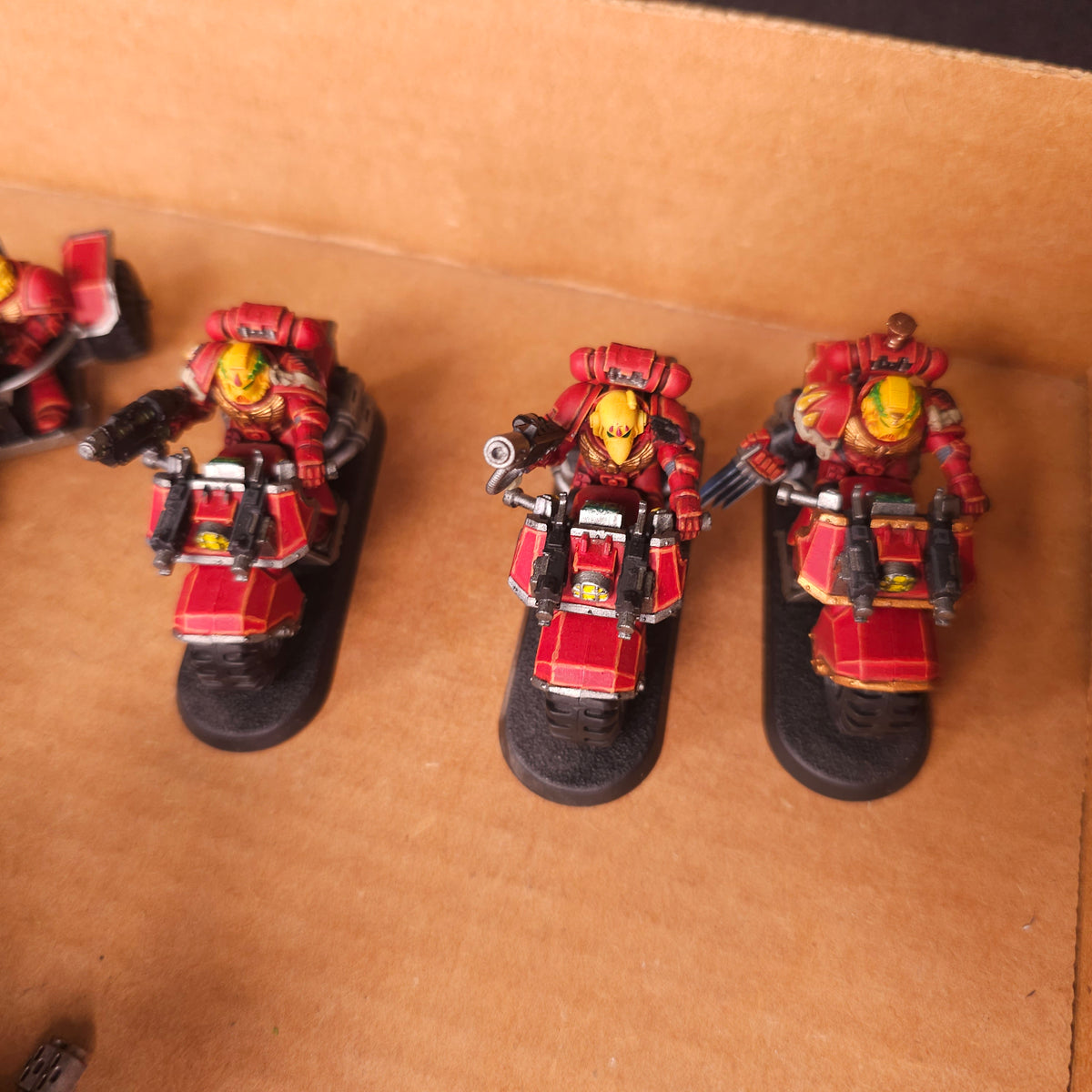 Warhammer 40,000 - Blood Angels - Painted Land Speeder & Bike Fast Attack Lot