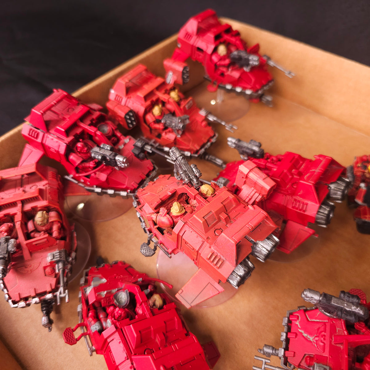 Warhammer 40,000 - Blood Angels - Painted Land Speeder & Bike Fast Attack Lot