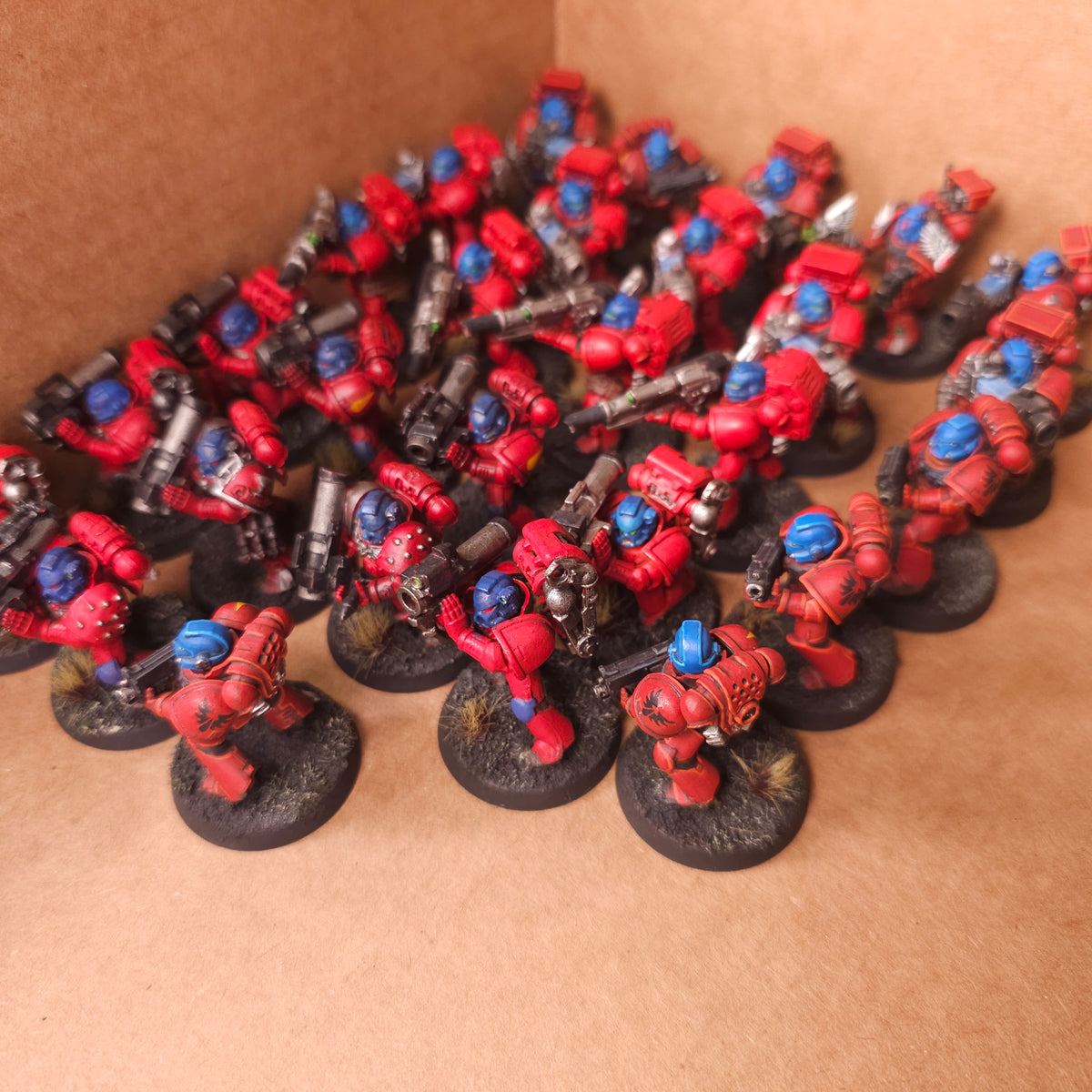 Warhammer 40,000 - Blood Angels - Painted Devastator Infantry Force