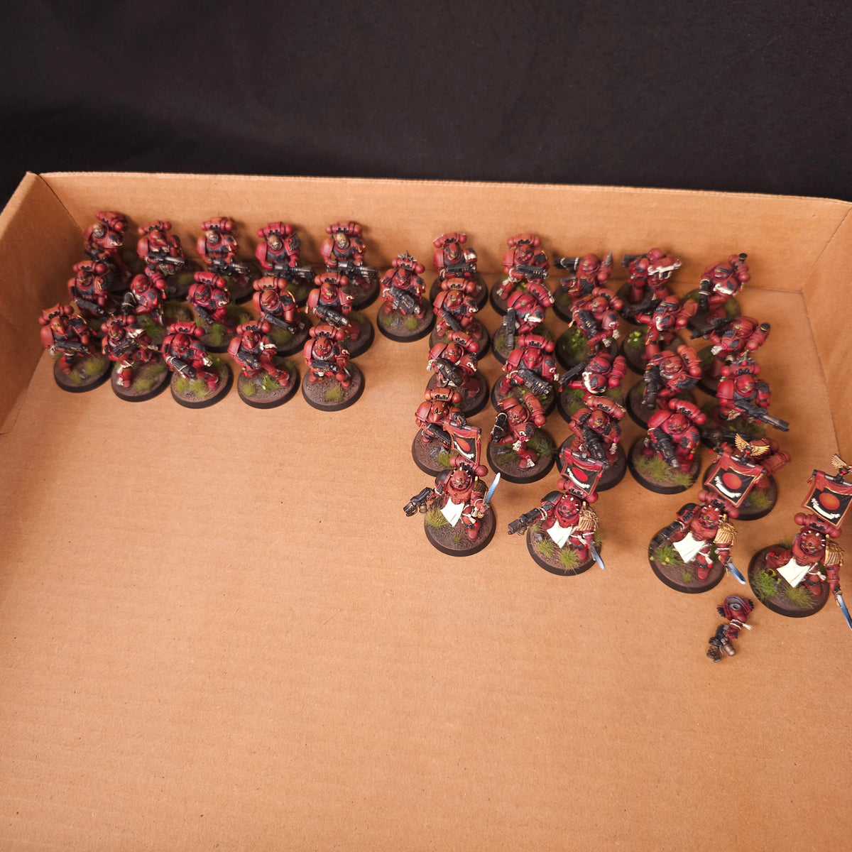 Warhammer 40,000 - Blood Angels - Painted Firstborn Tactical Marine Force