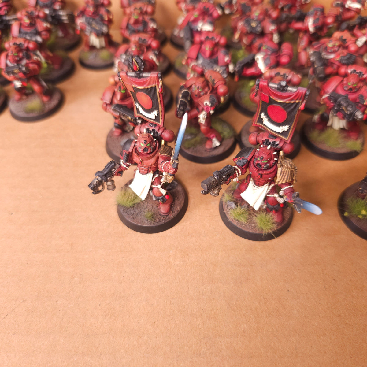 Warhammer 40,000 - Blood Angels - Painted Firstborn Tactical Marine Force