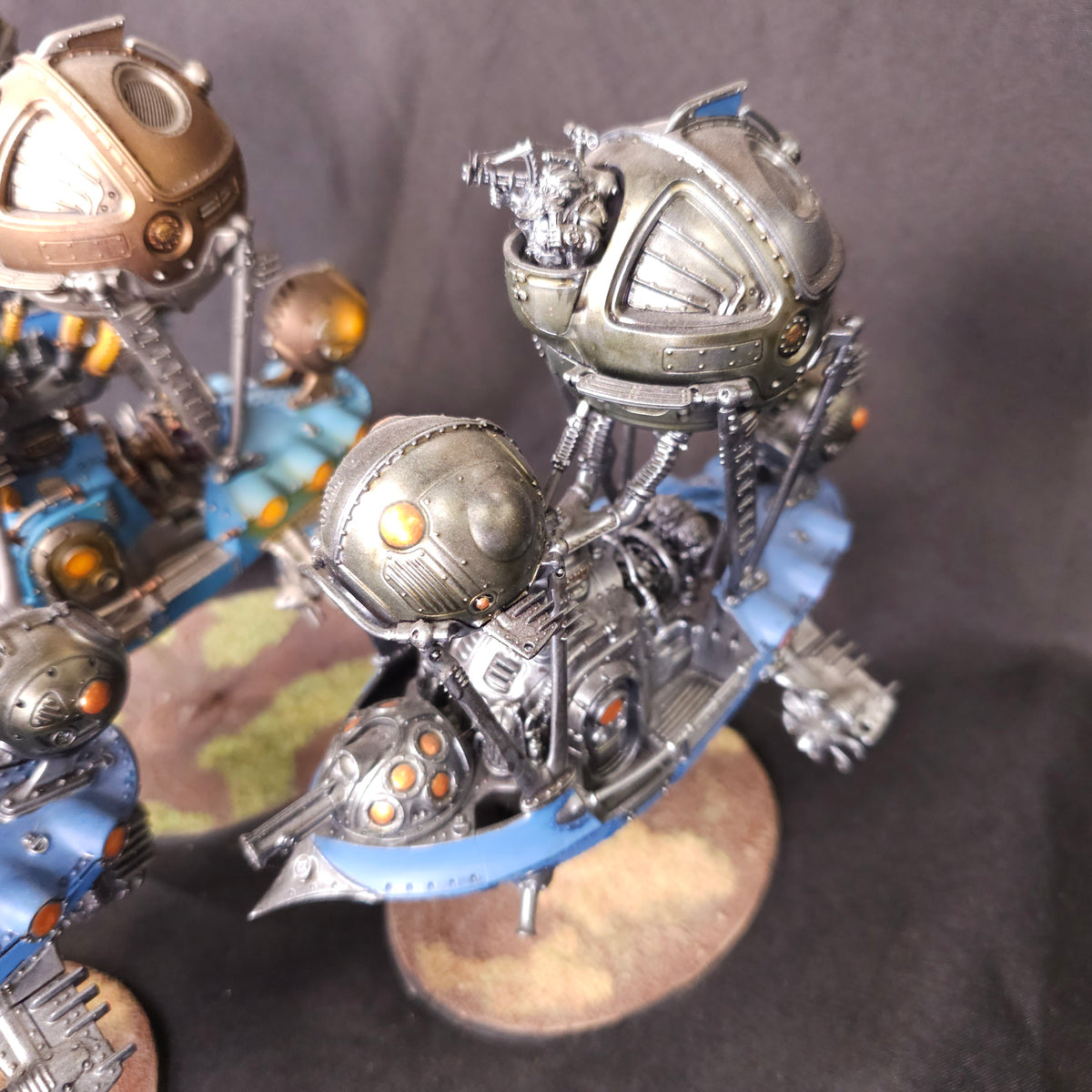Age of Sigmar - Kharadron Overlords - Painted Ironclad & Frigate Fleet