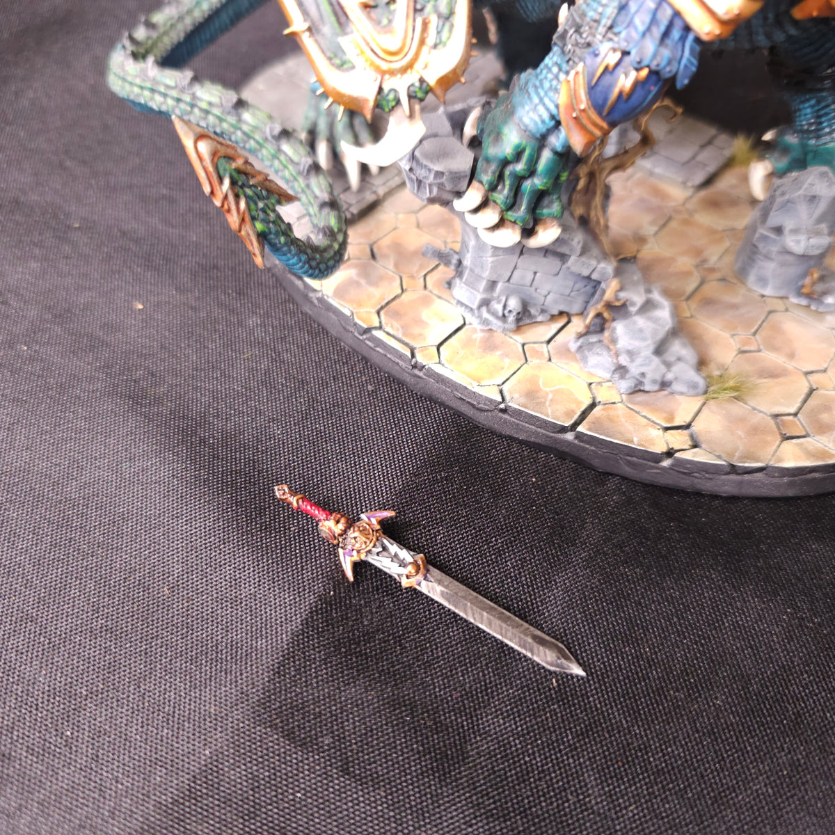 Age of Sigmar - Stormcast Eternals - Painted Lord-Celestant on Stardrake
