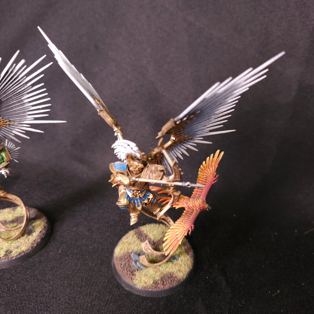 Age of Sigmar - Stormcast Eternals - Painted Mounted and Sacrosanct Heroes