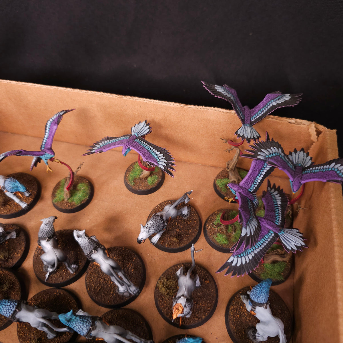 Age of Sigmar - Stormcast Eternals - Painted Vanguard Cavalry and Beasts