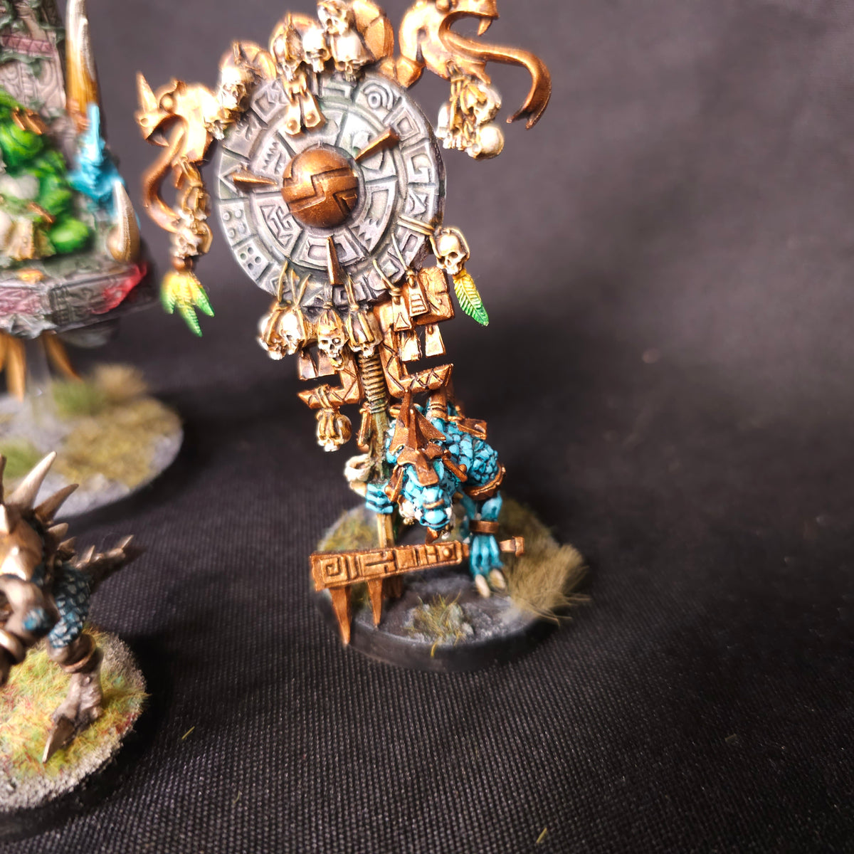 Age of Sigmar / The Old World - Seraphon / Lizardmen - Painted Slann and Heroes