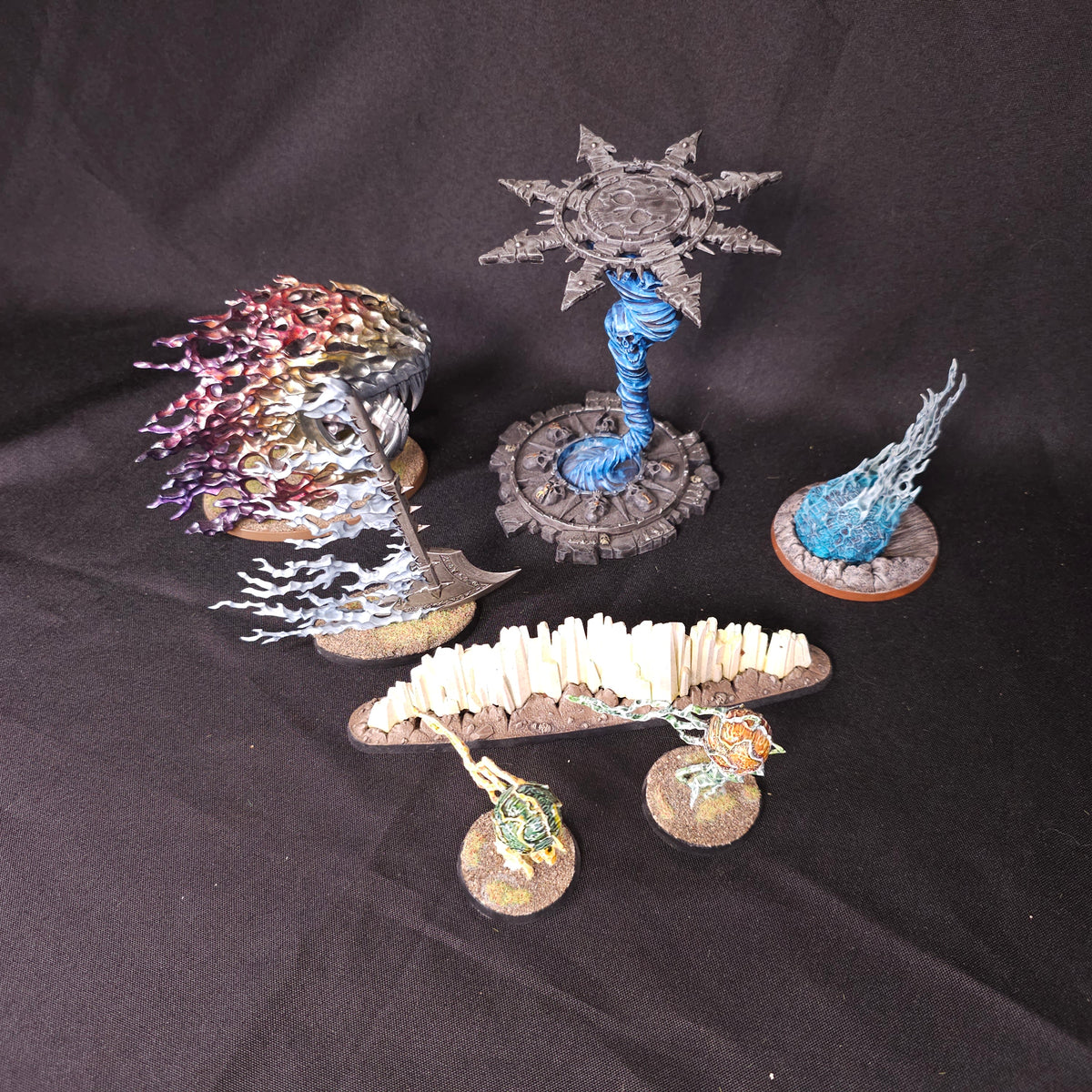 Age of Sigmar - Universal Endless Spells - Painted Spell Group and Balewind Vortex