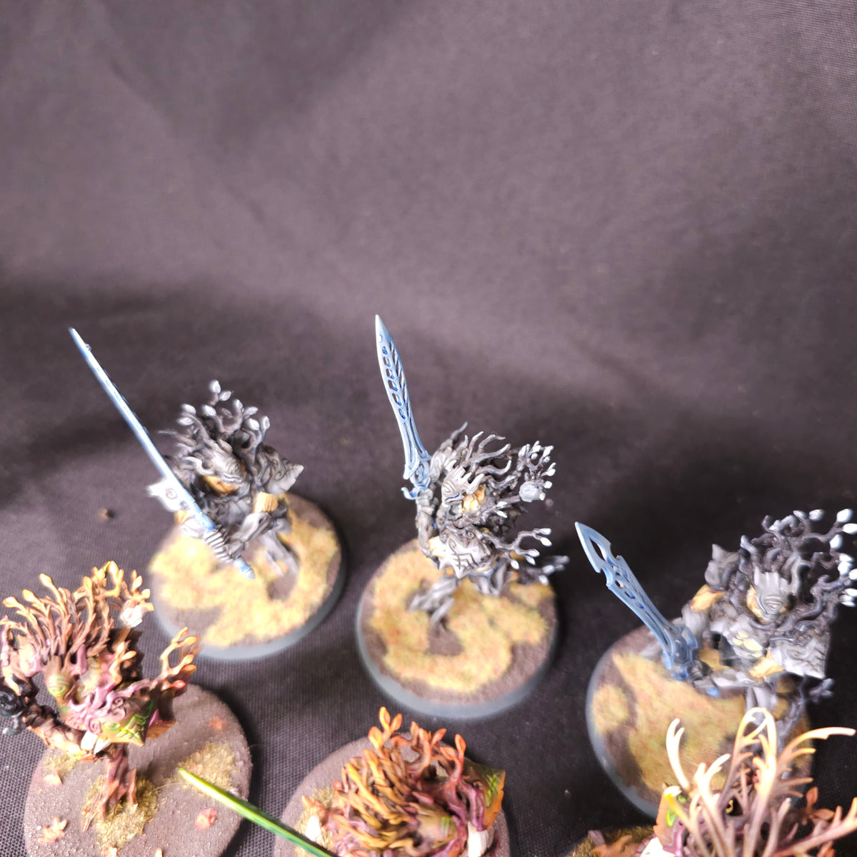 Age of Sigmar - Sylvaneth - Painted Kurnoth Hunters with Bows, Swords and Scythes