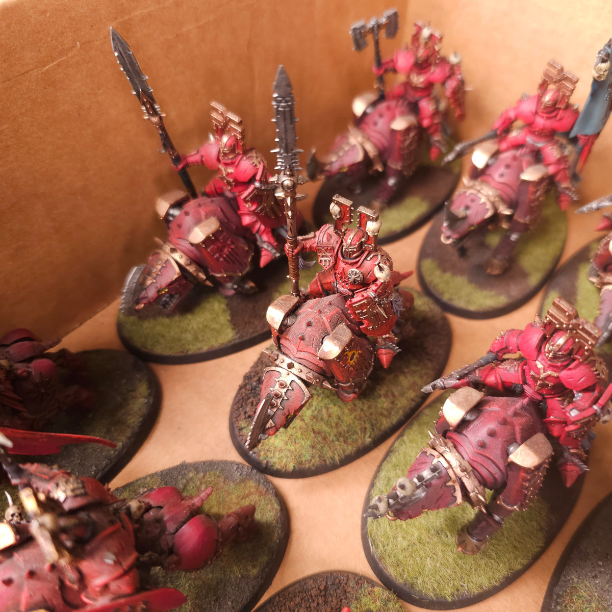 Age of Sigmar - Blades of Khorne - Painted Mighty Skullcrusher Cavalry