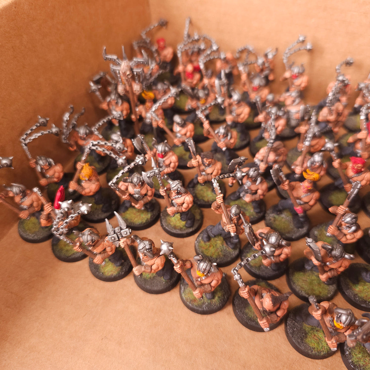 Age of Sigmar / The Old World - Slaves to Darkness / Warriors of Chaos - Painted Marauder Horde