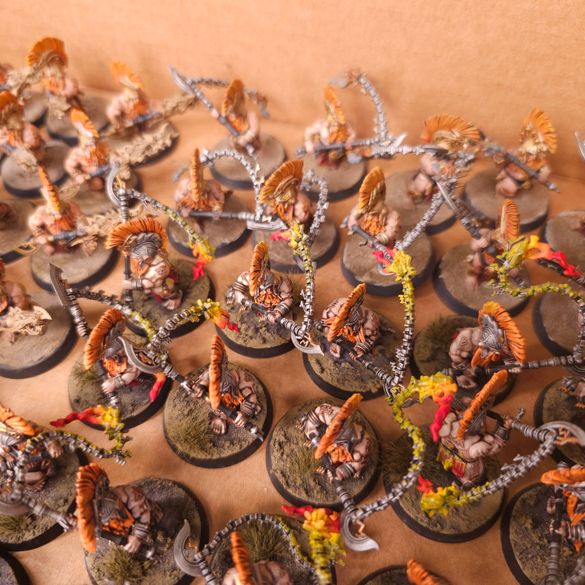 Age of Sigmar - Fyreslayers - Painted Hearthguard Infantry Collection