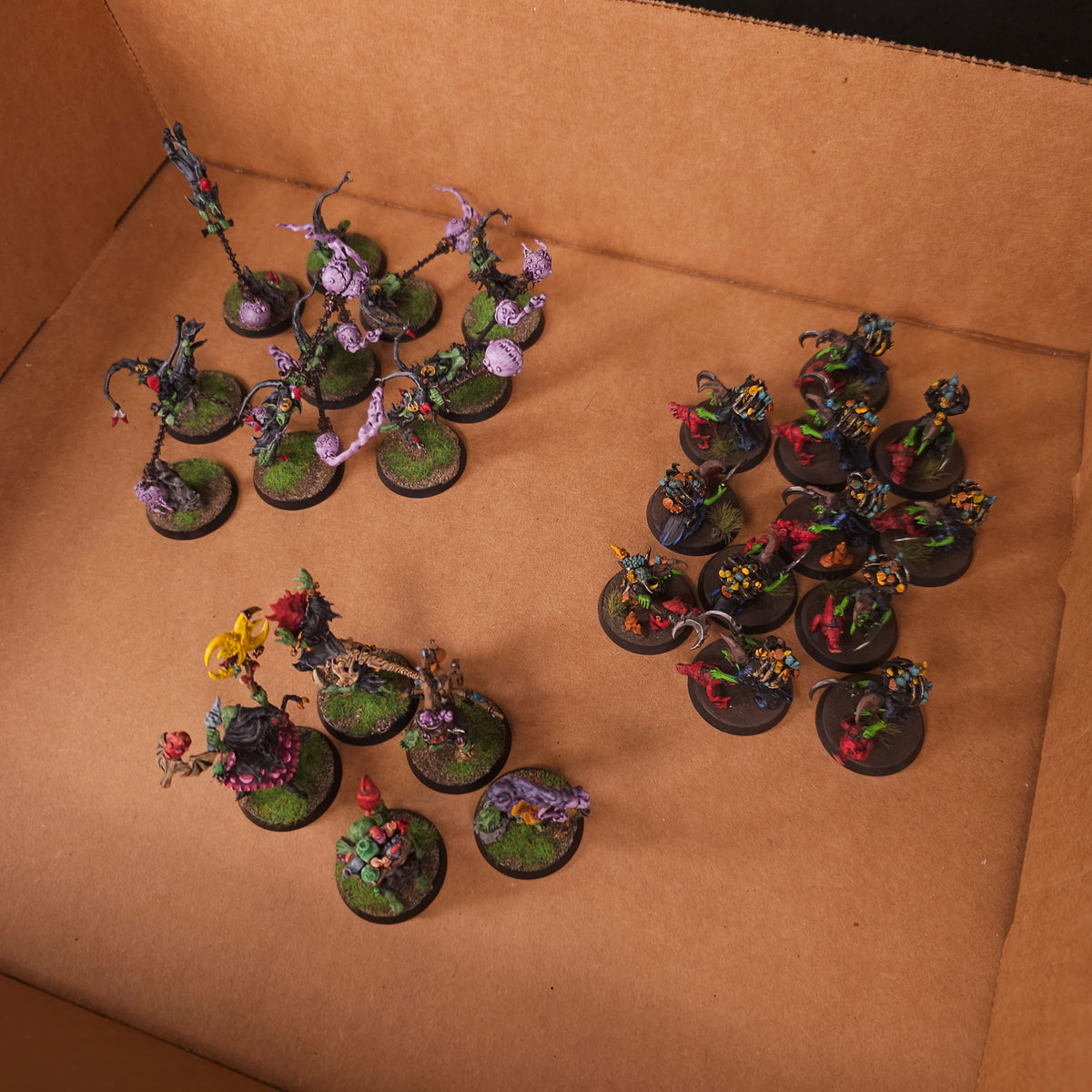 Age of Sigmar - Gloomspite Gitz - Painted Moonclan Specialists and Gobbapalooza