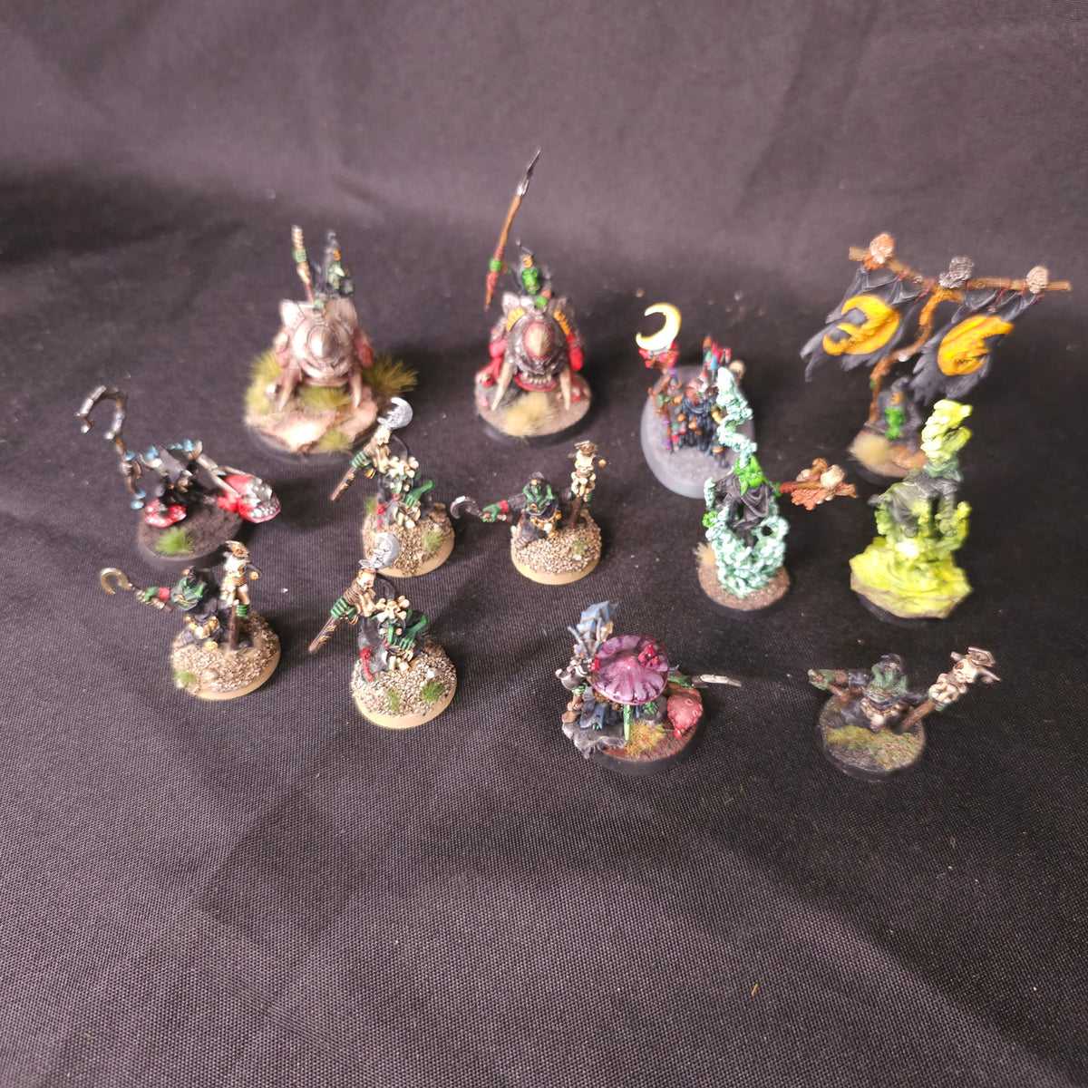 Age of Sigmar - Gloomspite Gitz - Painted Loonbosses, Shamans and Classic Characters