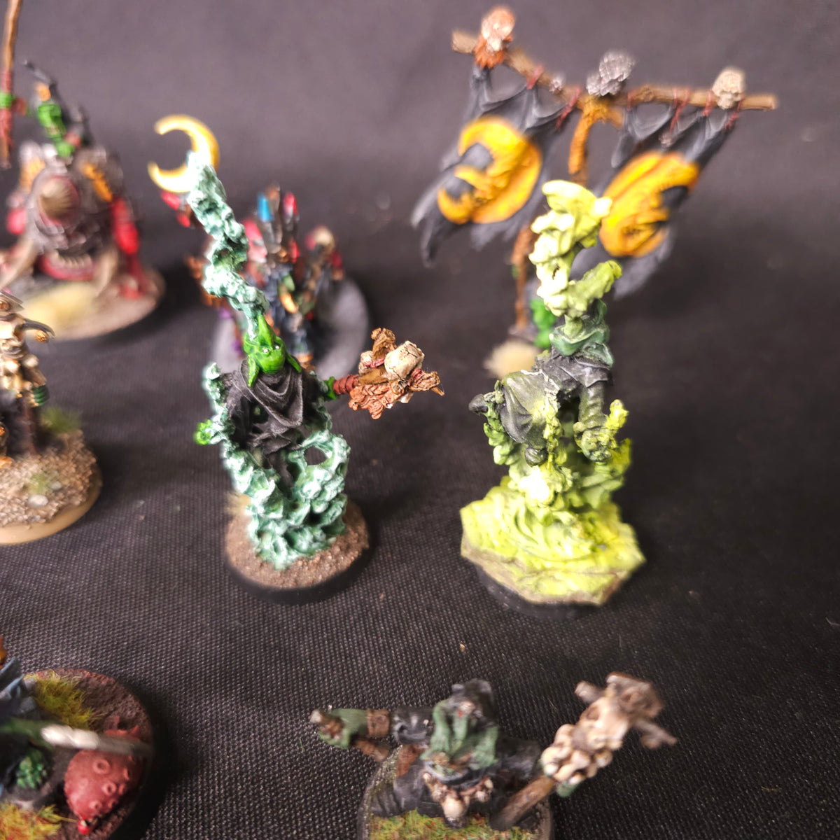 Age of Sigmar - Gloomspite Gitz - Painted Loonbosses, Shamans and Classic Characters
