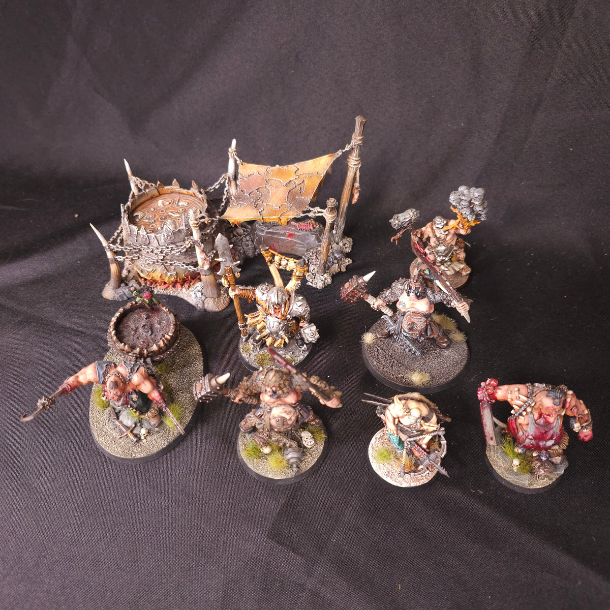 Age of Sigmar - Ogor Mawtribes - Ogor Characters And Great Mawpot
