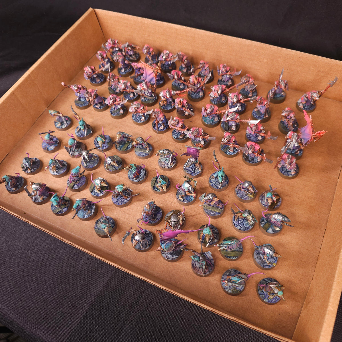 Age of Sigmar - Skaven - Pink And Purple Infantry