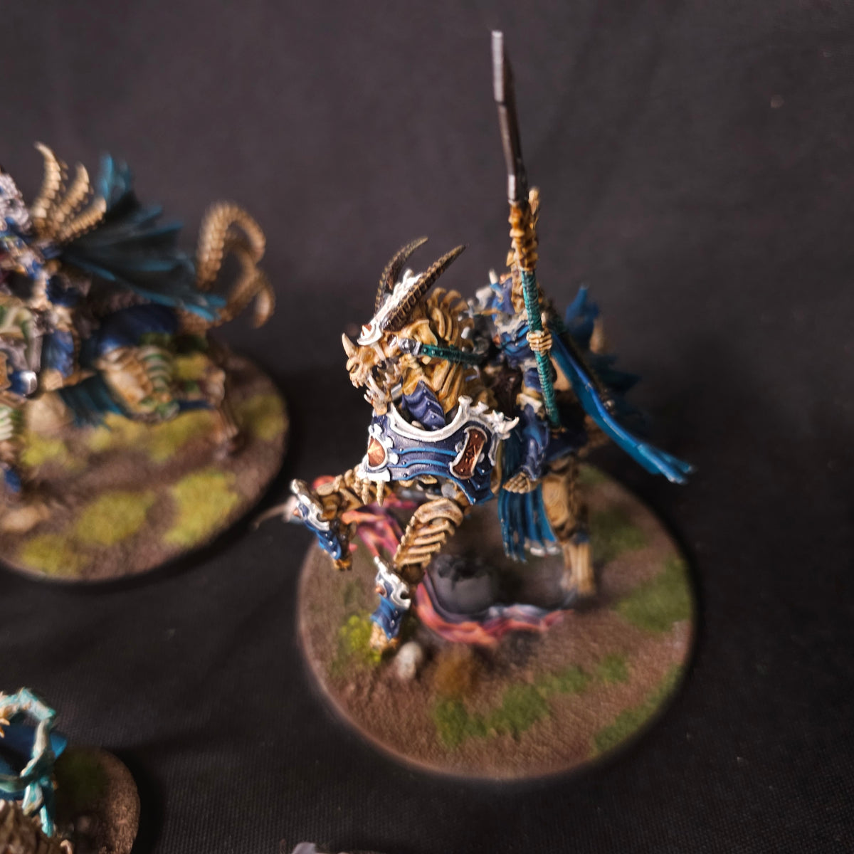 Age of Sigmar - Ossiarch Bonereapers - Painted Mounted Leaders and Mortisans