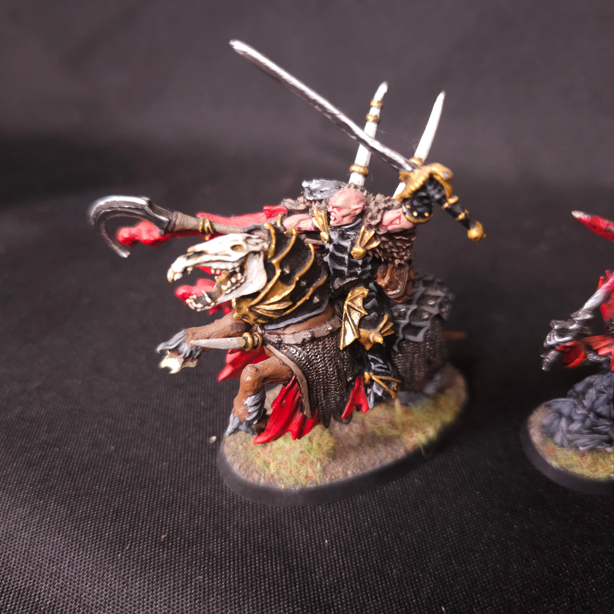 Age of Sigmar / The Old World - Soulblight Gravelords / Vampire Counts - Four Painted Classic Metal Vampire Characters