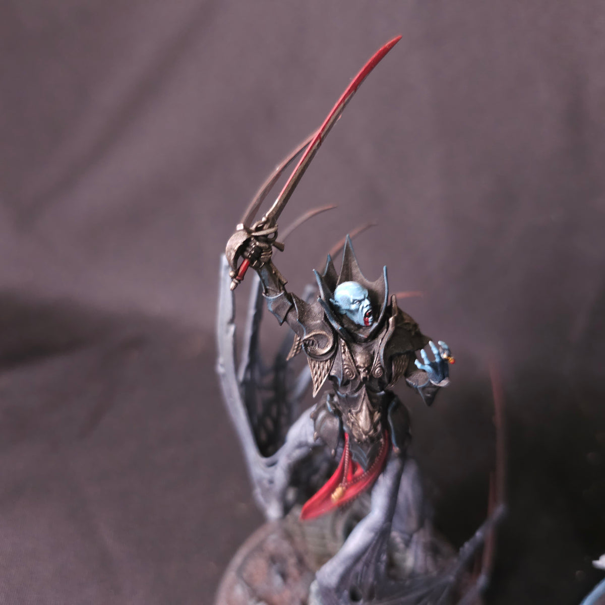 Age of Sigmar - Soulblight Gravelords - Painted Lauka Vai and Vengorian Lord