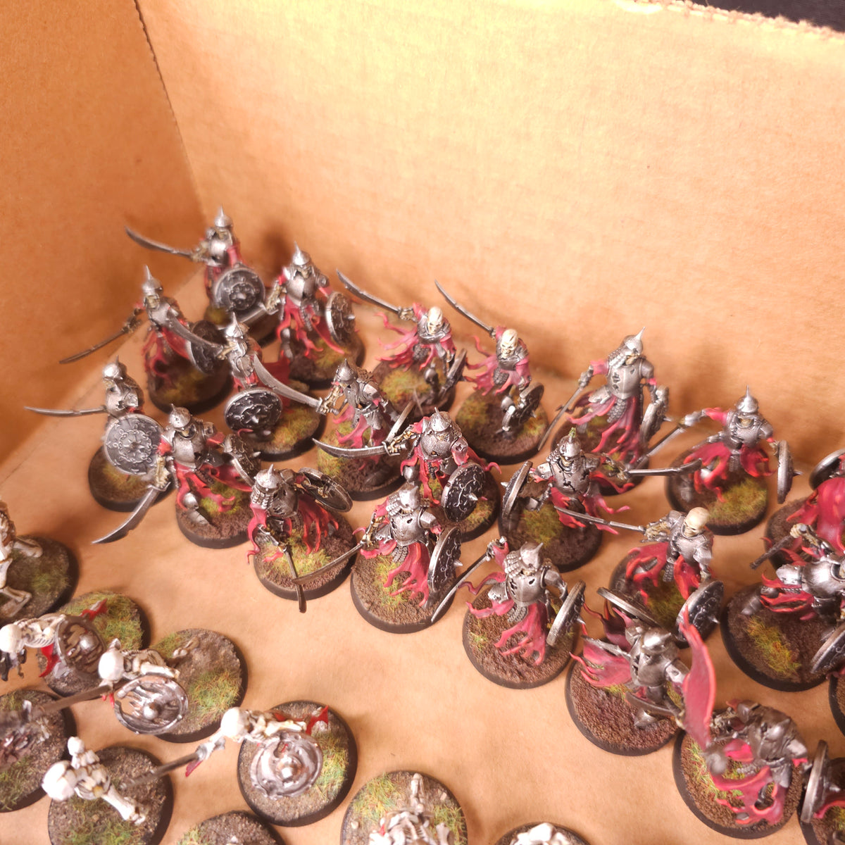 Age of Sigmar / The Old World - Soulblight Gravelords / Vampire Counts - Painted Mixed Generation Skeleton Infantry