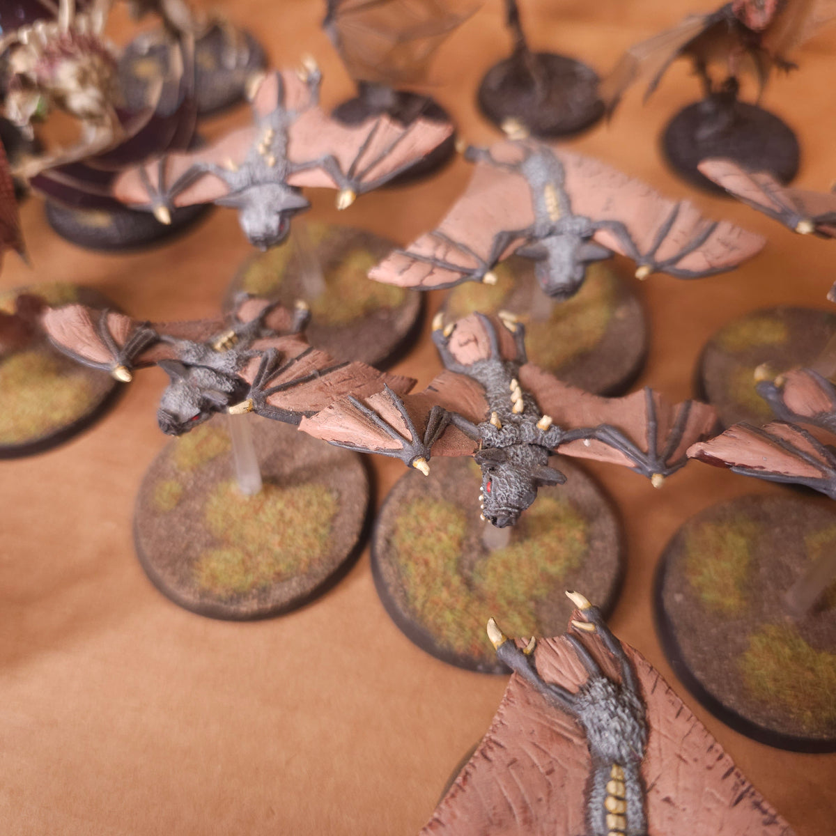Age of Sigmar - Soulblight Gravelords and Flesh-eater Courts - Painted Mixed Winged Death Creatures