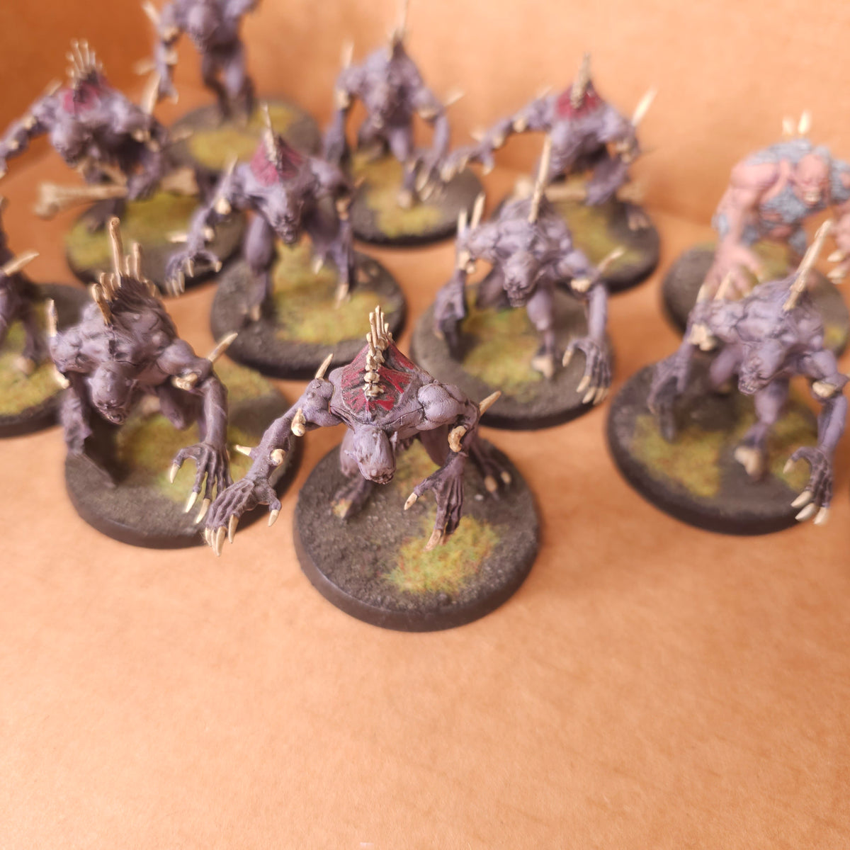 Age of Sigmar / The Old World - Flesh-eater Courts / Vampire Counts - Painted Crypt Horrors and Conversions