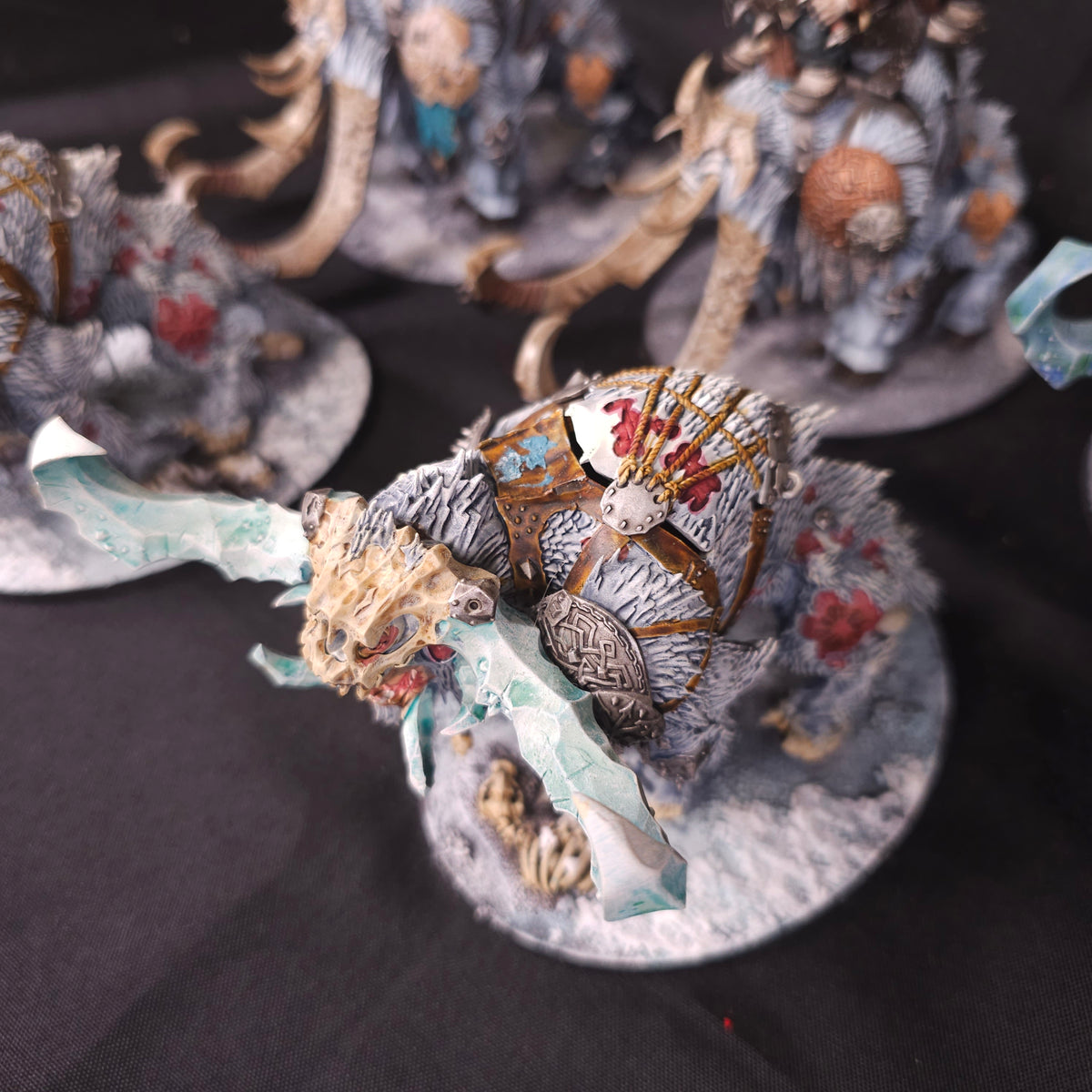 Age of Sigmar / The Old World - Ogor Mawtribes / Ogre Kingdoms - Painted Beastclaw Monsters with Removable Assemblies