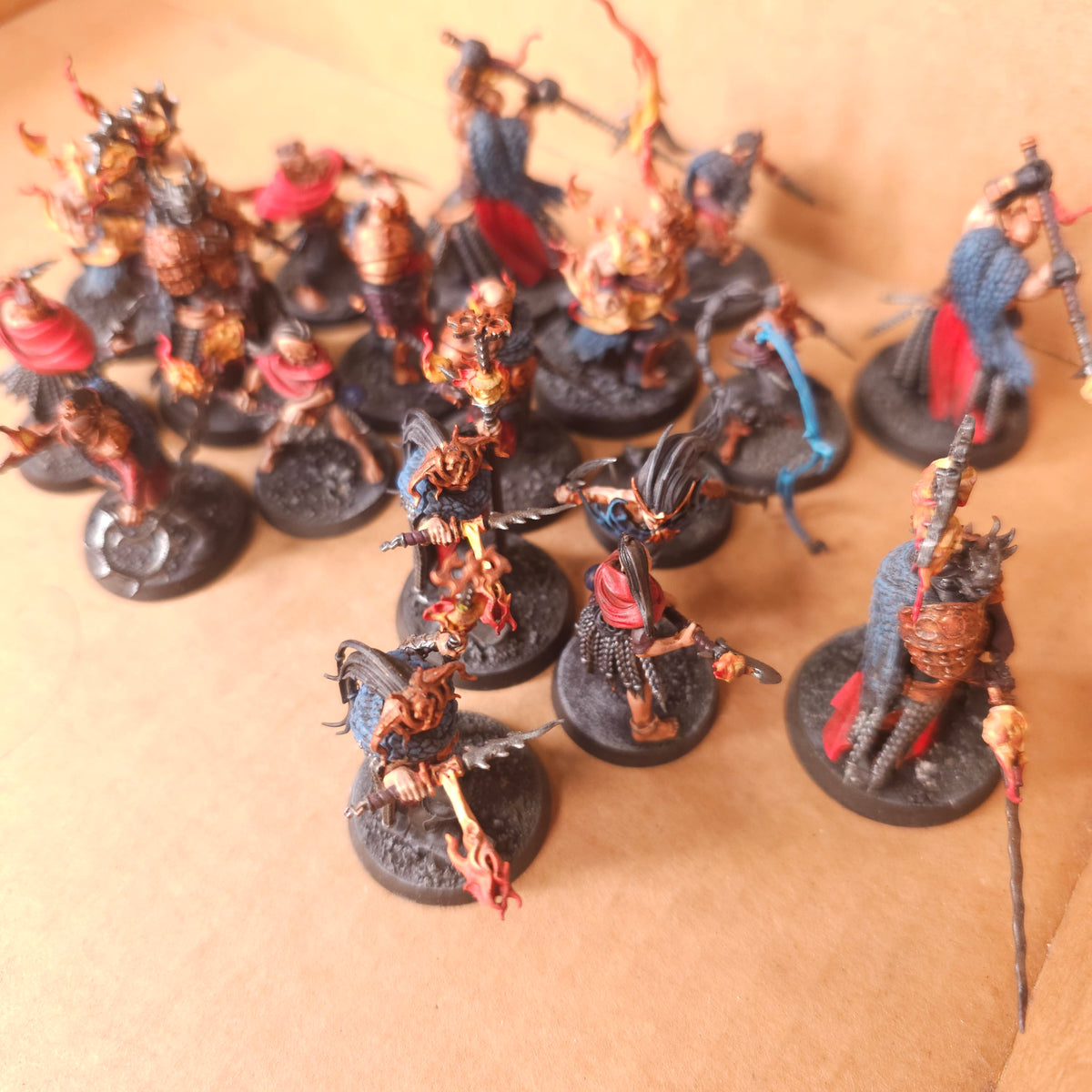 Warcry - Scions of the Flame and Khainite Shadowstalkers - Painted Collection