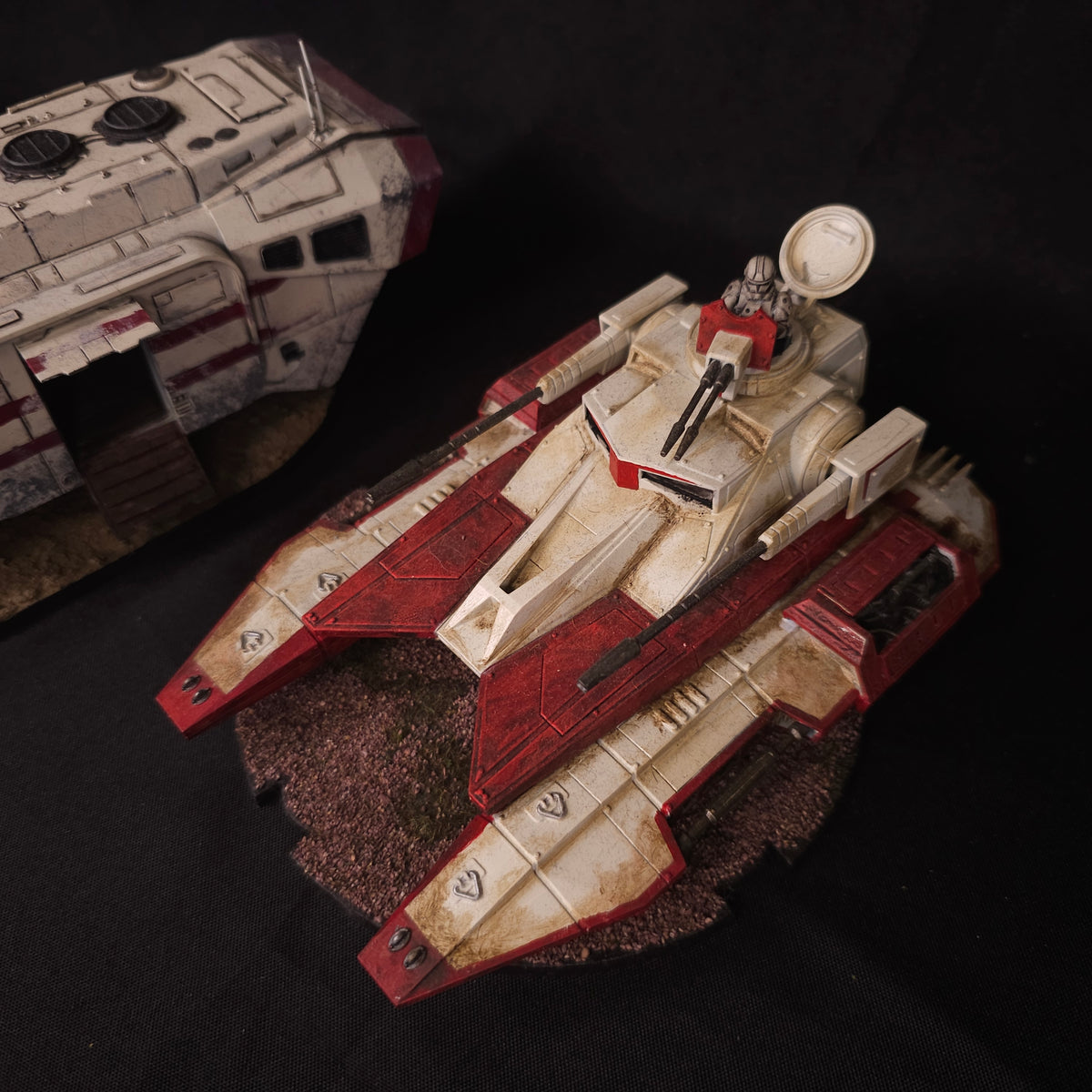 Star Wars: Legion - Rebel Alliance and Galactic Republic - Painted A-A5 and TX-130 Vehicles