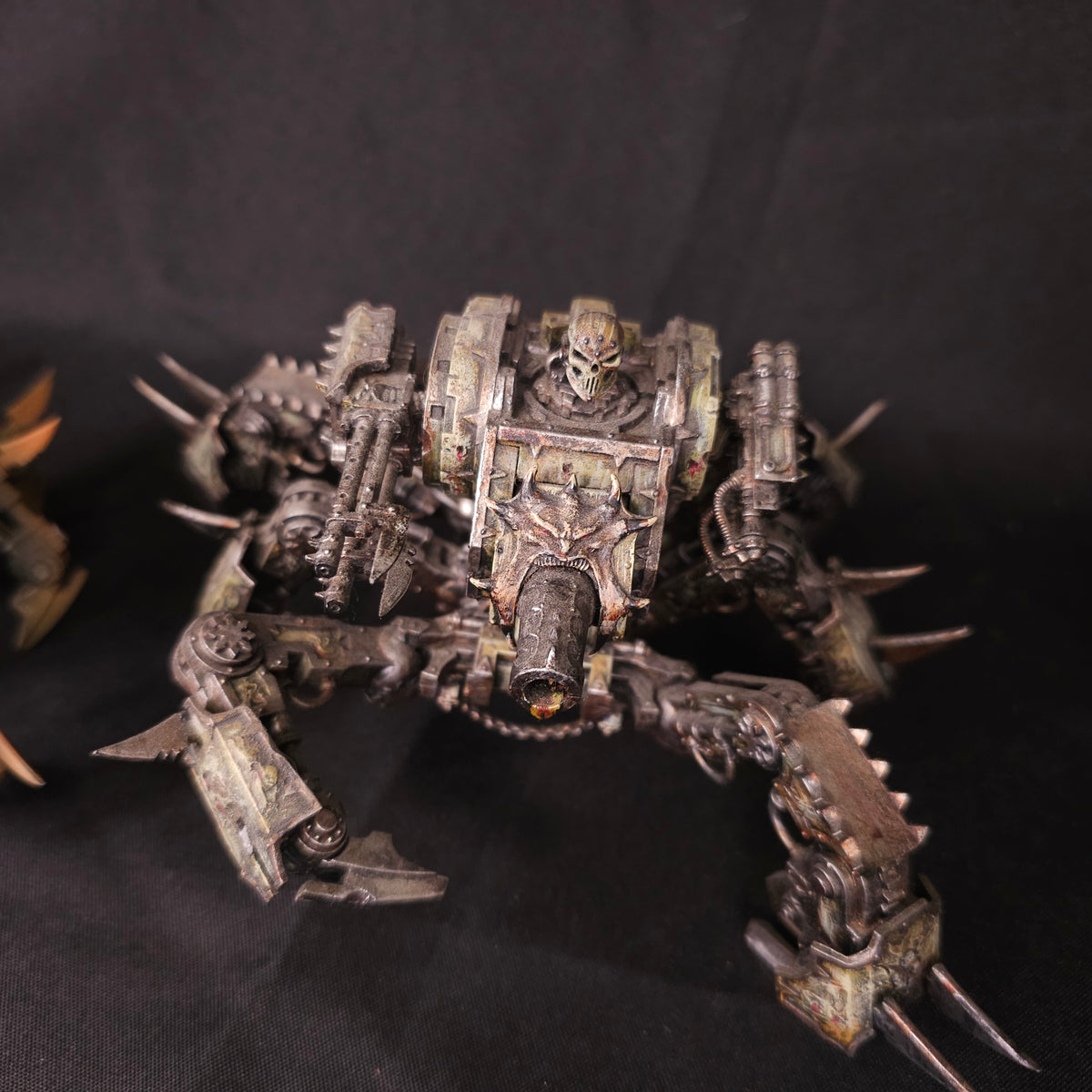 Painted Defiler Pair - Brass and Steel - detail view 3